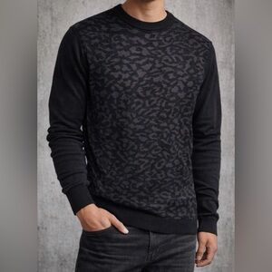 Zara Floral Print Sweater—black